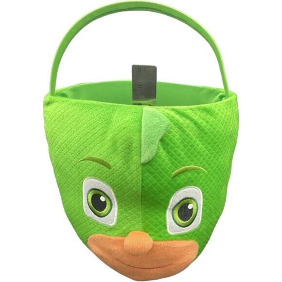 PJ Masks Gekko Plush Halloween Basket Green Fillable - Picture 6 of 9